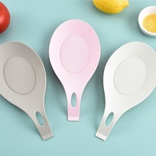 Cuchara de silicona antideslizante resto para cocina soporte de utensilios resistente al calor