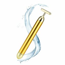 Barra 24k Pulso Dorado Facial Anti Envejecimiento Levantamiento Cuidado de la Piel Masajeador Facial Belleza