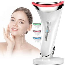 Gesichtsmassagegerät Gegen Falten Gesicht Schönheit Gerät 3 Modi 45℃ Beauty Tool