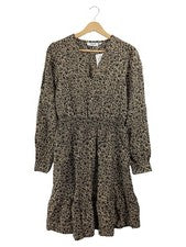 Vestido blusa MSCH Copenhagen beige estampado floral talla 36 S casual casual casual