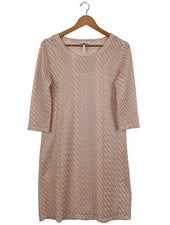Vestido de encaje FREEBIRD rosa elegante talla 36 poliéster mujer