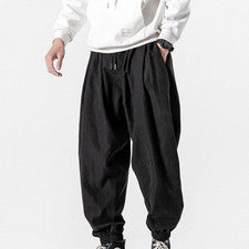 Hombres Verano Estilo Coreano Informales Pantalones Moda Pierna Ancha Hip Hop Pantalones