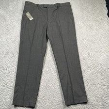 Pantalones chinos M&S Collection para hombre 40x31 ajuste a medida frente plano NUEVO