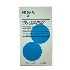 Champú y acondicionador hidratante HiBAR 2 en 1 cabello seco encrespado nutritivo hidratado