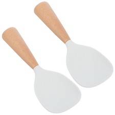 2 Pcs Antihaftbeschichteter Reislöffel Küchenreislöffel Rührlöffel