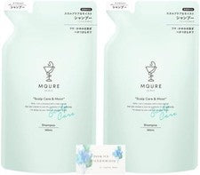 M-Cure Cuidado del cuero cabelludo Champú Húmedo Recarga Japón Paquete de 2 Set de Cuidado del Cabello RZ
