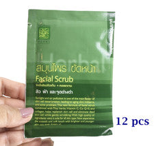 Exfoliante facial Patummas Thai Herbs 12 x 15 g con CoQ10.