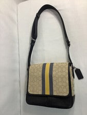 Bolso Thompson pequeño mapa en jacquard exclusivo con rayas universitarias