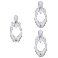 3 PIEZAS Accesorios Decoración del Hogar Esculturas para Oficina Decoración de Escritorio