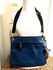 Cartera Bandolera Azul TRAY6 Design Lab Nueva con Etiquetas