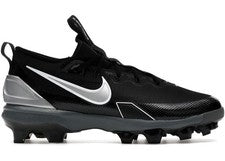 Talla 9.5 - Nike Force Trout 9 Elite MCS Negro Blanco Metálico Plateado FZ0884-001