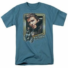 Camiseta Happy Days The Fonz Para Hombres Licencia Fonzie Clásica Programa de TV Pizarra