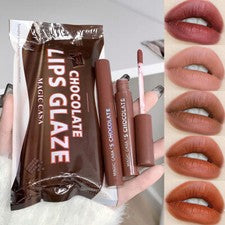 Juego de 5 piezas de brillo de labios esmalte mate de larga duración lápiz labial líquido maquillaje de labios