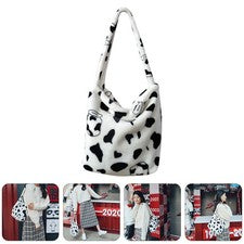 1 pieza Bolso de hombro de moda con estampado de vaca Mini bolso de mano de mujer
