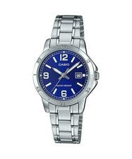 CASIO LTP-V004D-2BUDF OROLOGIO DONNA ACCIAIO BLU DATA 30mm SOTTOCOSTO