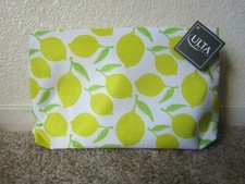 Bolsa de cosméticos maquillaje limón blanco ULTA Beauty