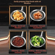 Kochutensil für Hot Pot Küche Skimmer Hot Pot Sieb 304 Edelstahl