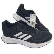 Nuevo en caja Adidas Duramo 10 Para mujeres Zapatos para Correr Negros/Blancos Talla 8 EE. UU.