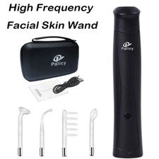 Varita de terapia de piel portátil de alta frecuencia máquina facial cuidado facial antiarrugas