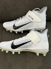 Nike Alpha Menace Pro 2 Talla Mediana 12 Blanco Gris Lobo