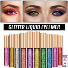 Delineador de ojos líquido brillo 16 colores impermeable maquillaje de larga duración delineador de ojos 5 ml