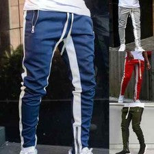 Pantalones Largos Para Hombre Deportivos Ropa De Gimnasio Chándal De Moda Informal