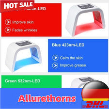 7 colores fotón luz LED terapia máscara facial PDT fotón terapia cuidado de la piel