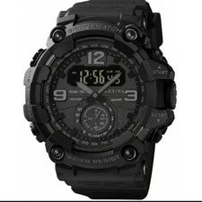 INVICTA Vextron Tatical X Dual Time Sport Negro Analógico-Digital Cuarzo Alarma LED