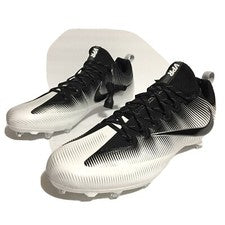Botines de fútbol profesional Nike Vapor intocables para hombre talla 16 negro blanco 885824-100