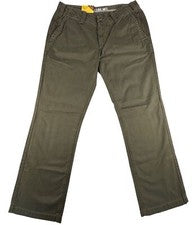 Pantalones de algodón verde militar Big Star para hombre 33R nuevos con etiquetas informales estilo brigada Y2K