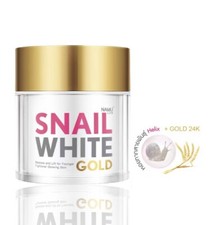 Crema Facial Caracol Oro Blanco Cuidado de la Piel Anti Envejecimiento Reparadora Firme 50 ml