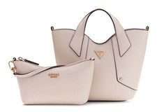 Bolso bandolera GUESS Darcy Mini Tote gris claro nuevo