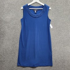 Vestido R&M Richards Para Mujer 8 Pequeño Azul Noche Formal Fiesta Nuevo con Etiquetas