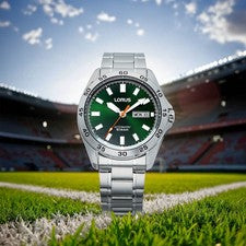 Lorus by Seiko RL423CX9 reloj para hombres reloj automático reloj de pulsera acero inoxidable verde