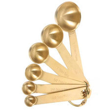 6 piezas cuchara medidora de acero inoxidable grabado 1/8 para tl a 1 cucharada para hornear