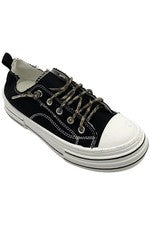 Zapatillas informales sin cordones negras Very G Aman 3 para mujer