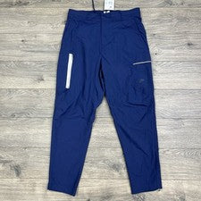 Pantalones utilitarios Nike talla 34 para hombre azules ropa deportiva estilo esencial pierna cónica $85