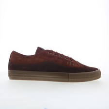Globe Gillette GBGILL Hombres Rojo Gamuza Con Cordones Inspiradas en el Patín Tenis Zapatos