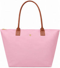 Bolso de Mano de Nylon para Damas Bolso de Hombro de Gran Capacidad Trabajo Compras Bolsa de Viaje