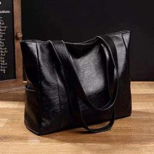 Bolso de Mano de Gran Capacidad para Mujer Bolso de Hombro Único Bolso de Cuero Suave