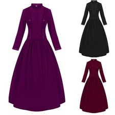 Elegantes Damen-Hofkleid mit Vampirmotiv in mehreren Größen erhältlich