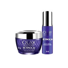 Set Olay Regenerist Retinol 24 Noche Crema Suero Suero Facial para Noche.