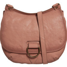Bolso Bandolera Mujer Frye Lucy X2318 Cuero Rosa