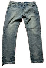NUEVO NUEVO CON ETIQUETAS Hombre Moda Nova Talla 38 Boston Slim Denim Azul Jeans Lavado Claro 32"