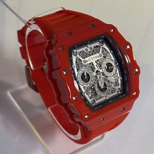 Activa Fury X Invicta Hombres Cuarzo MG53 Esqueleto Dial Rojo 44mm ACW2305-019 NUEVO
