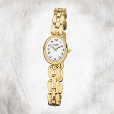 Regent Reloj Pulsera Dama F-968 Cuarzo Correa Dorada URF968