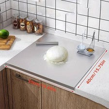Tablas de cortar Extra Large acero inoxidable tabla de cortar, tabla de hornear para verduras de cocina