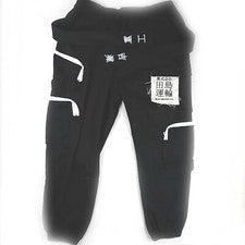 Pantalones cargo Urban Techwear negros con cinturón talla M, Niepce ropa de calle japonesa nuevos con etiquetas