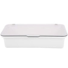 Bandeja organizadora soporte para utensilios de cocina para encimera con tapa