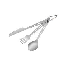 Utensilios portátiles para picnics al aire libre vajilla de senderismo cocina al aire libre